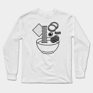 Ramen Line Sequence Long Sleeve T-Shirt